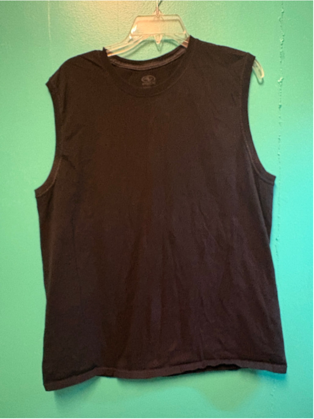 Men's Athletic Works Black Sleeveless Tank Top Size L